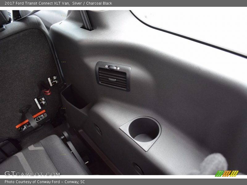 Silver / Charcoal Black 2017 Ford Transit Connect XLT Van
