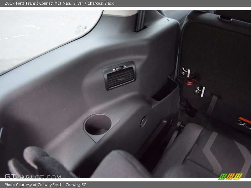 Silver / Charcoal Black 2017 Ford Transit Connect XLT Van