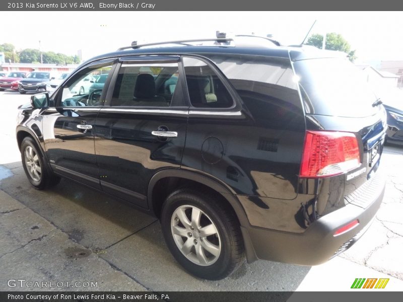 Ebony Black / Gray 2013 Kia Sorento LX V6 AWD