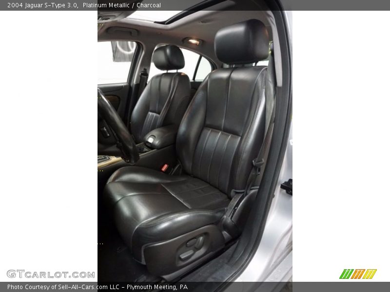 Platinum Metallic / Charcoal 2004 Jaguar S-Type 3.0