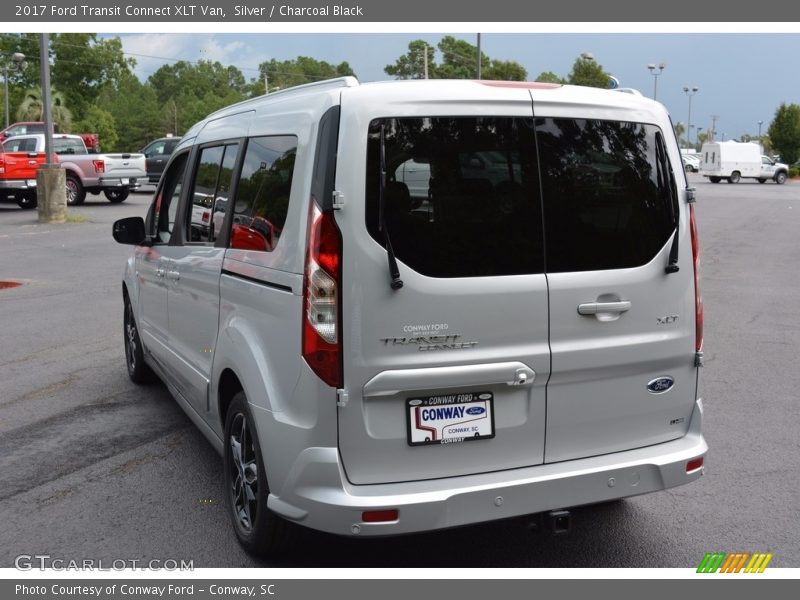 Silver / Charcoal Black 2017 Ford Transit Connect XLT Van