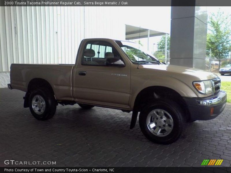 Sierra Beige Metallic / Oak 2000 Toyota Tacoma PreRunner Regular Cab