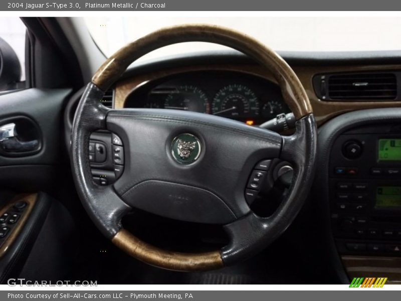 Platinum Metallic / Charcoal 2004 Jaguar S-Type 3.0