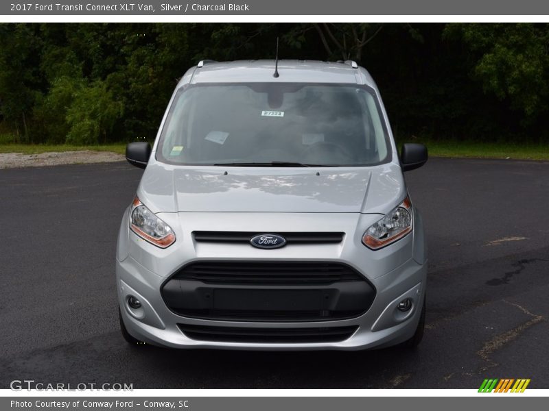 Silver / Charcoal Black 2017 Ford Transit Connect XLT Van
