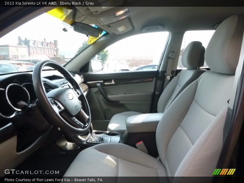 Ebony Black / Gray 2013 Kia Sorento LX V6 AWD