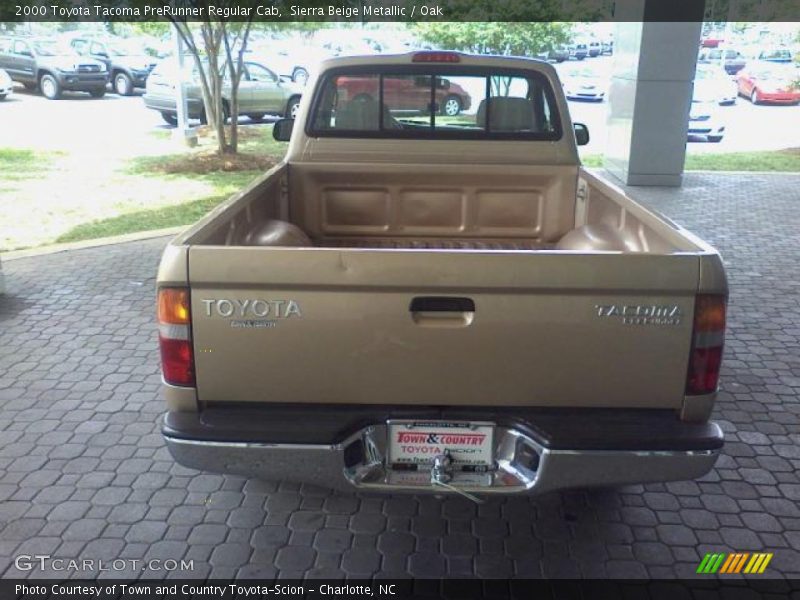 Sierra Beige Metallic / Oak 2000 Toyota Tacoma PreRunner Regular Cab