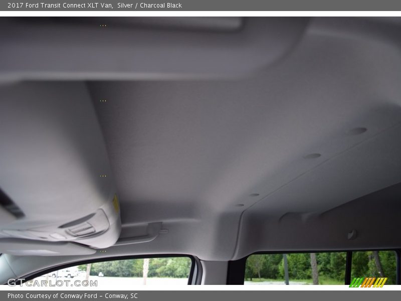 Silver / Charcoal Black 2017 Ford Transit Connect XLT Van