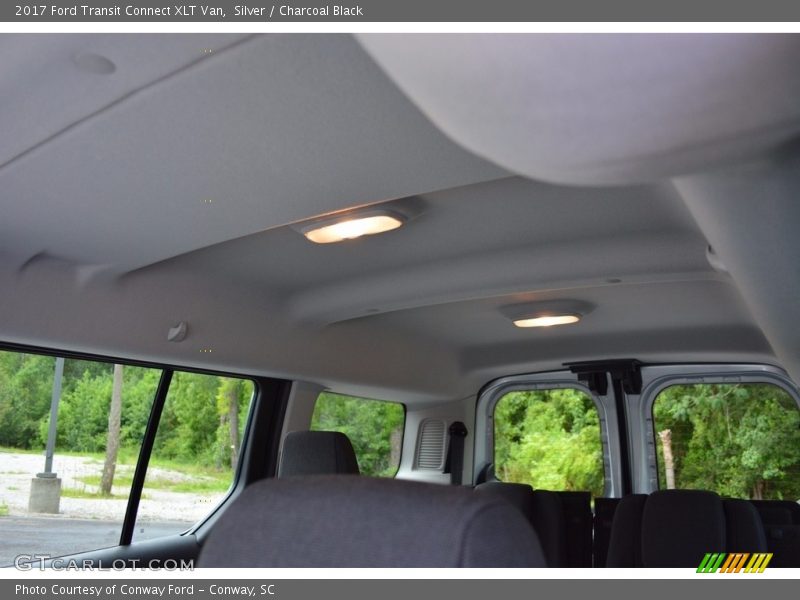 Silver / Charcoal Black 2017 Ford Transit Connect XLT Van