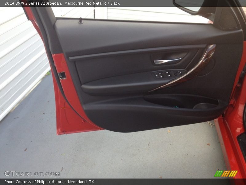 Melbourne Red Metallic / Black 2014 BMW 3 Series 320i Sedan