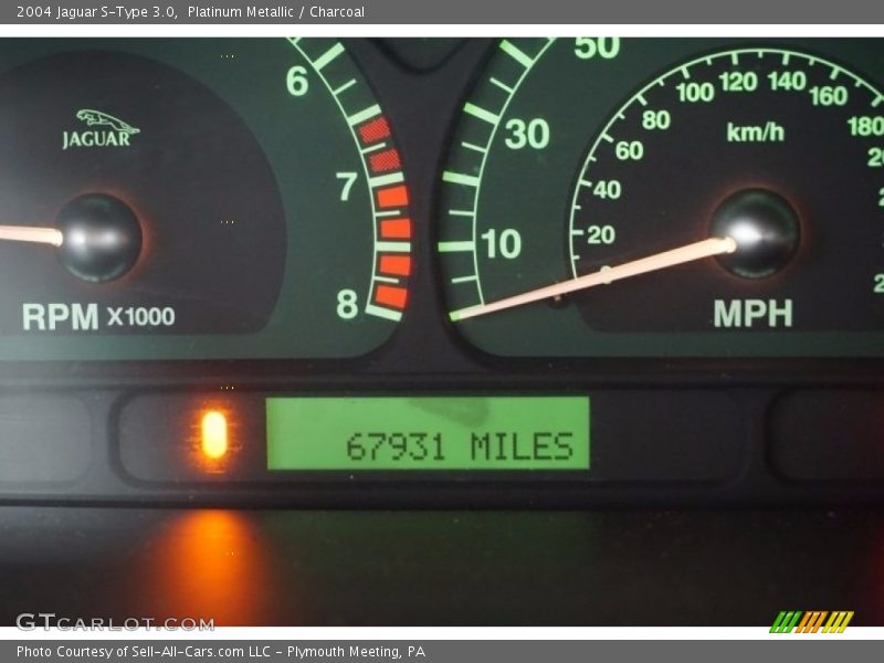 Platinum Metallic / Charcoal 2004 Jaguar S-Type 3.0