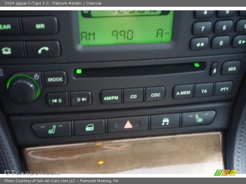 Platinum Metallic / Charcoal 2004 Jaguar S-Type 3.0