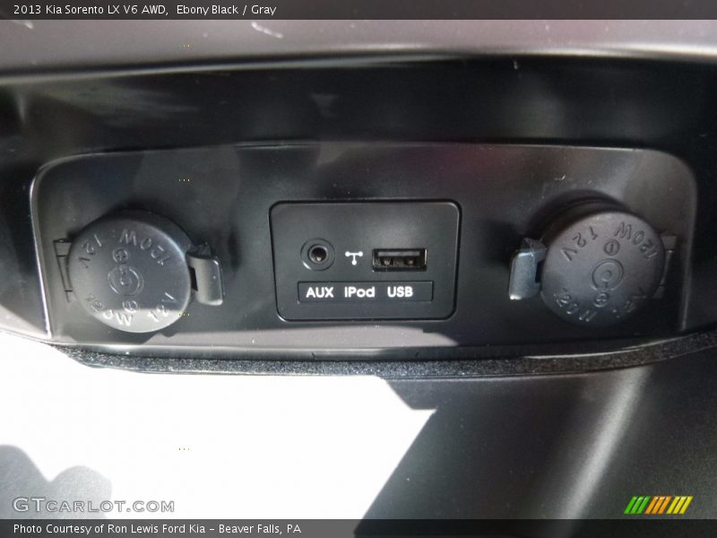 Ebony Black / Gray 2013 Kia Sorento LX V6 AWD