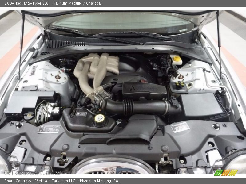 Platinum Metallic / Charcoal 2004 Jaguar S-Type 3.0
