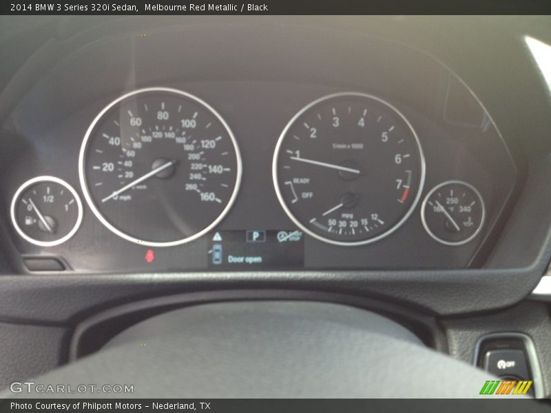 Melbourne Red Metallic / Black 2014 BMW 3 Series 320i Sedan