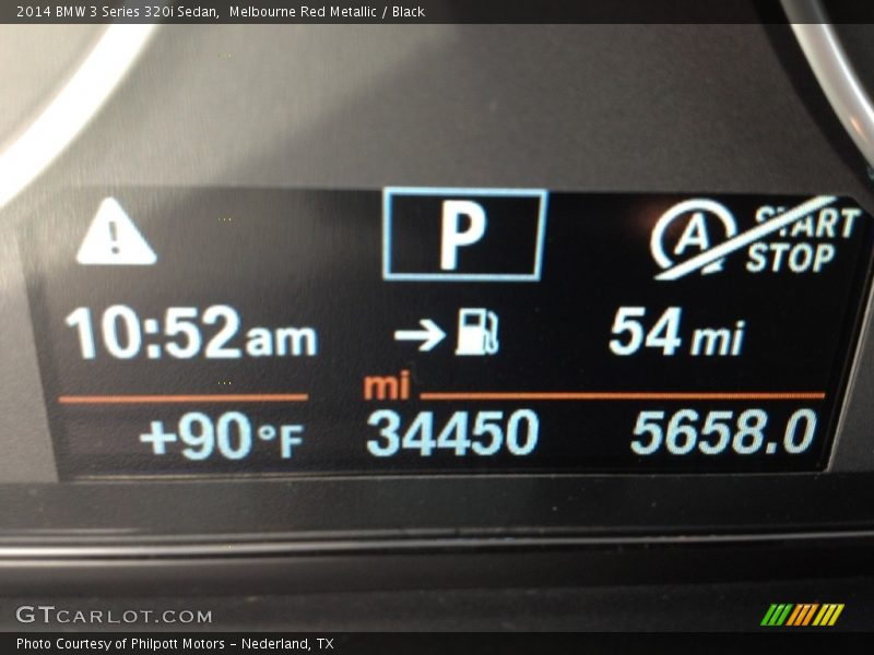 Melbourne Red Metallic / Black 2014 BMW 3 Series 320i Sedan