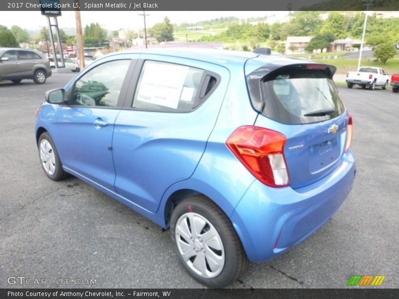 Splash Metallic / Jet Black 2017 Chevrolet Spark LS