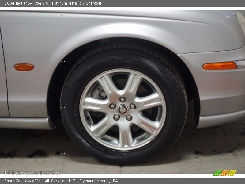 Platinum Metallic / Charcoal 2004 Jaguar S-Type 3.0