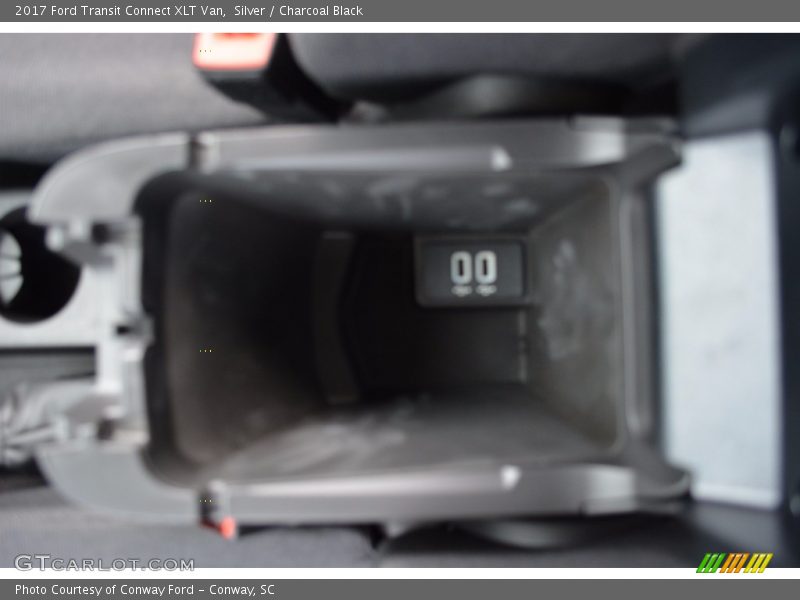 Silver / Charcoal Black 2017 Ford Transit Connect XLT Van
