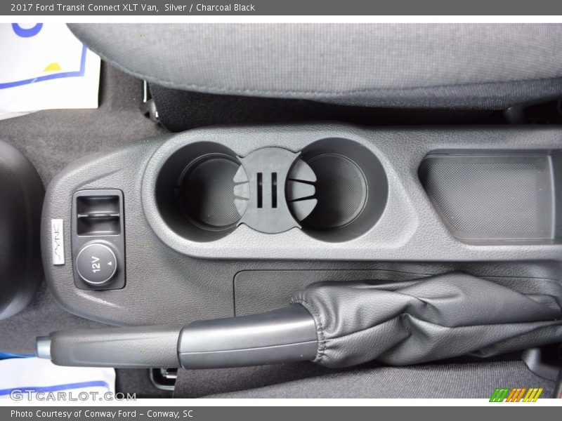 Silver / Charcoal Black 2017 Ford Transit Connect XLT Van
