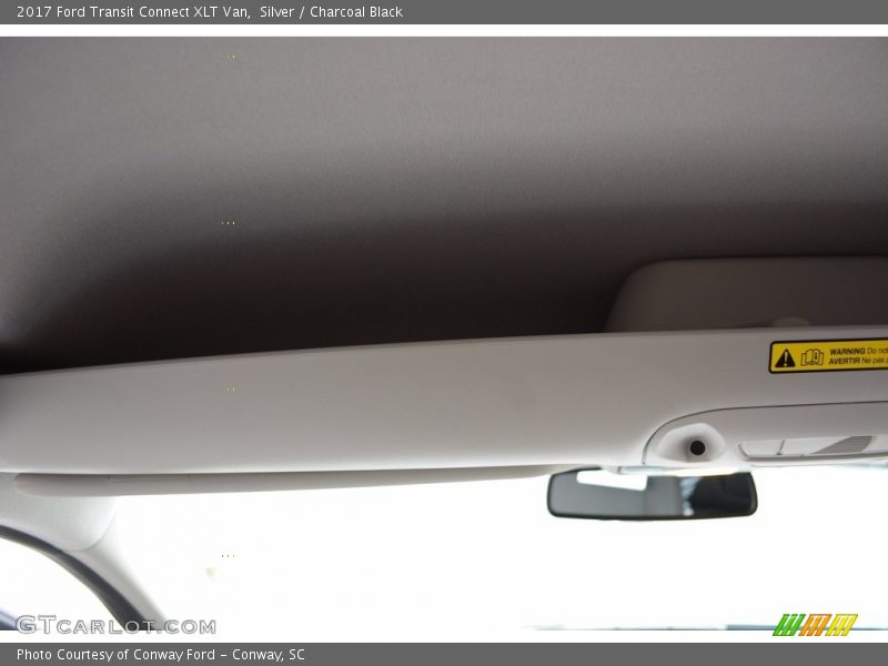 Silver / Charcoal Black 2017 Ford Transit Connect XLT Van