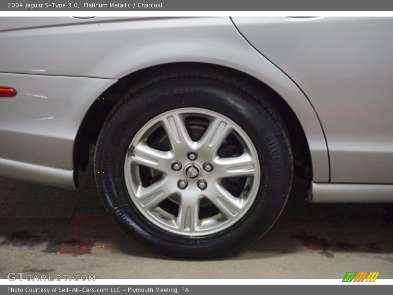 Platinum Metallic / Charcoal 2004 Jaguar S-Type 3.0