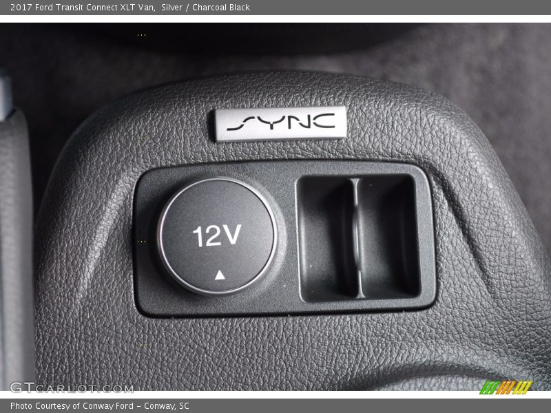 Silver / Charcoal Black 2017 Ford Transit Connect XLT Van