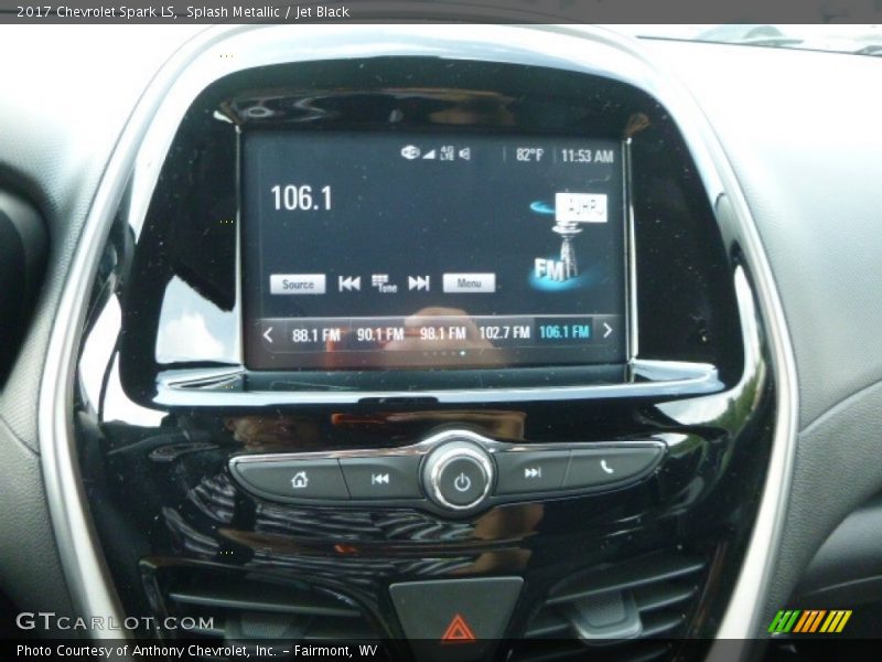 Splash Metallic / Jet Black 2017 Chevrolet Spark LS