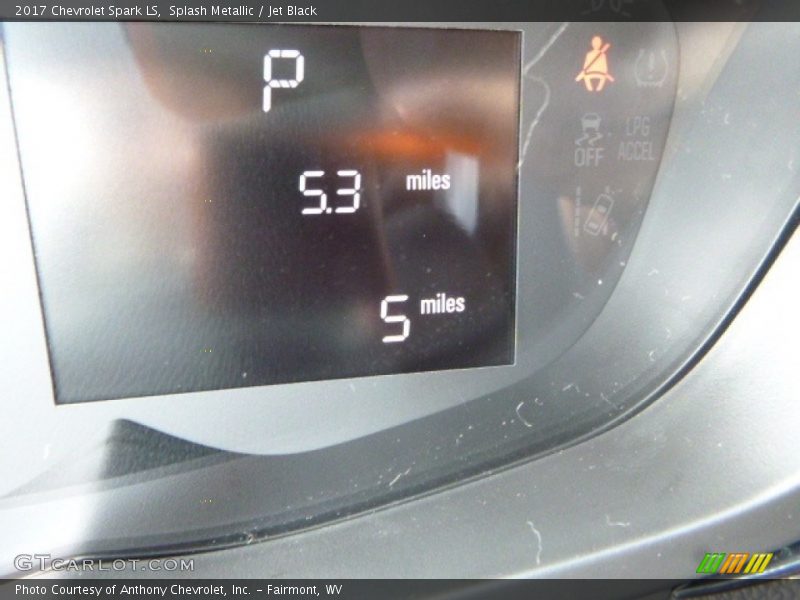 Splash Metallic / Jet Black 2017 Chevrolet Spark LS