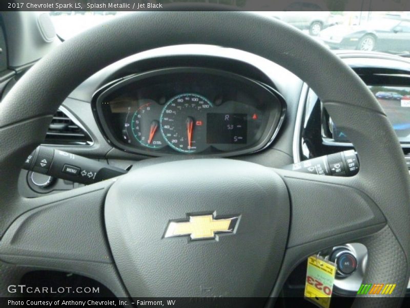 Splash Metallic / Jet Black 2017 Chevrolet Spark LS