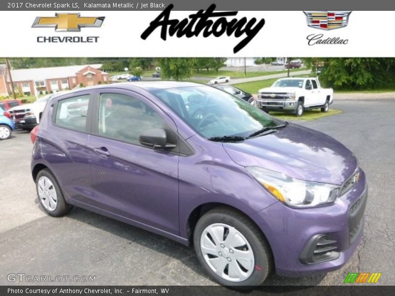 Kalamata Metallic / Jet Black 2017 Chevrolet Spark LS