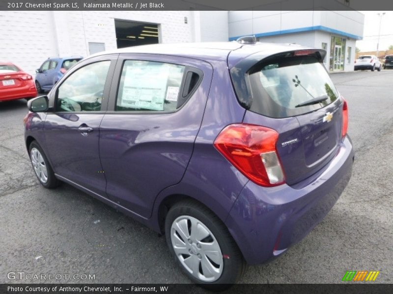 Kalamata Metallic / Jet Black 2017 Chevrolet Spark LS