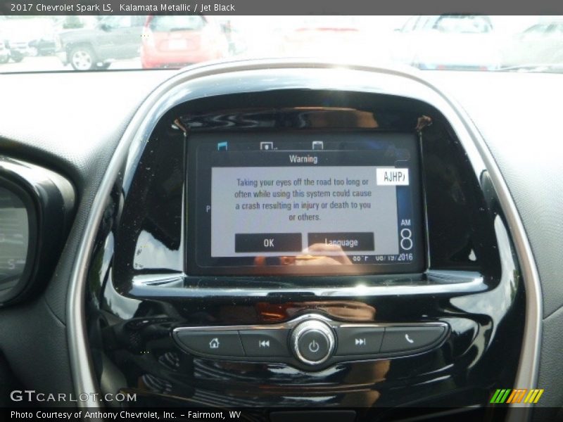 Kalamata Metallic / Jet Black 2017 Chevrolet Spark LS