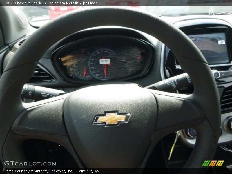 Kalamata Metallic / Jet Black 2017 Chevrolet Spark LS