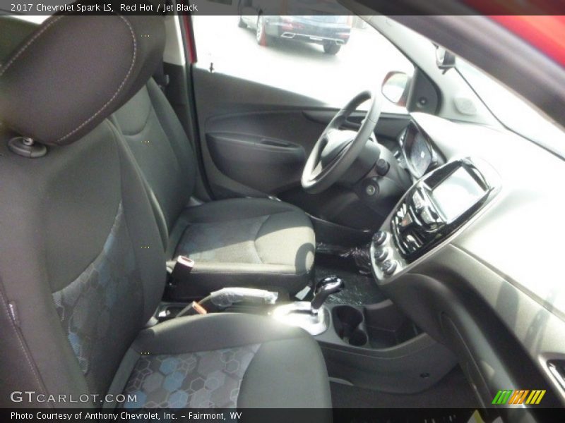 Red Hot / Jet Black 2017 Chevrolet Spark LS