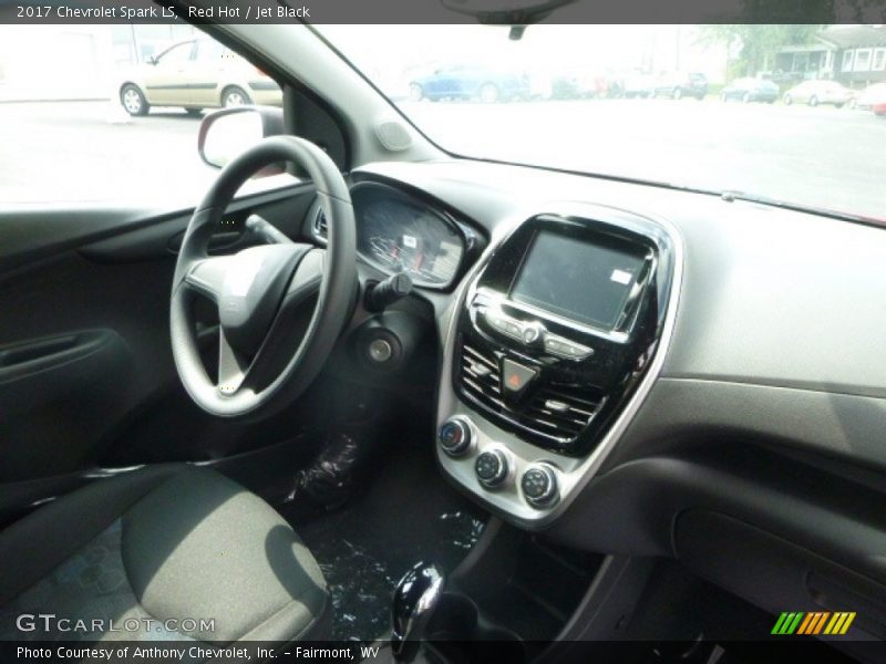 Red Hot / Jet Black 2017 Chevrolet Spark LS