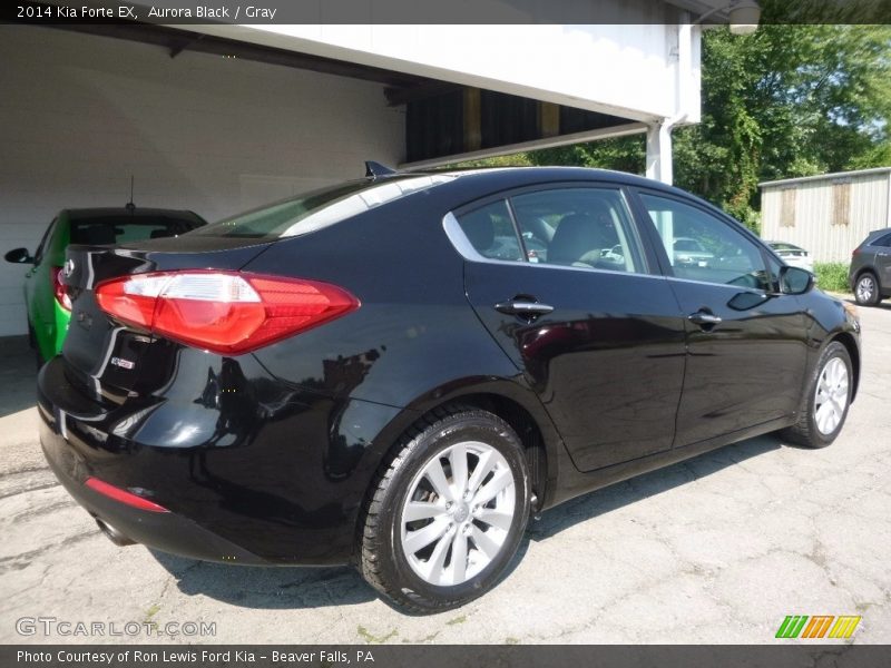 Aurora Black / Gray 2014 Kia Forte EX
