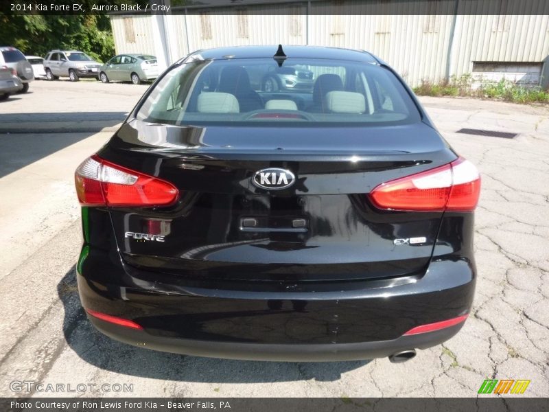 Aurora Black / Gray 2014 Kia Forte EX