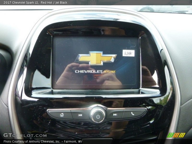 Red Hot / Jet Black 2017 Chevrolet Spark LS