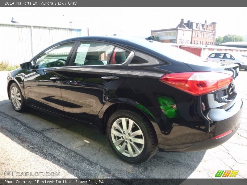 Aurora Black / Gray 2014 Kia Forte EX