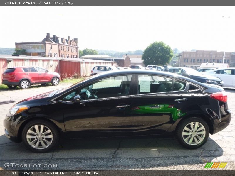 Aurora Black / Gray 2014 Kia Forte EX