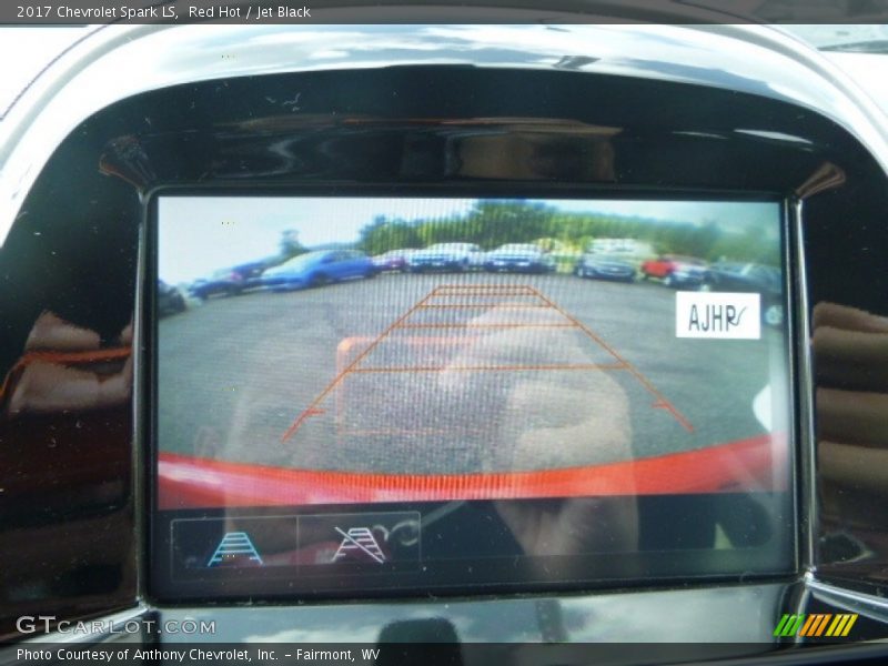 Red Hot / Jet Black 2017 Chevrolet Spark LS