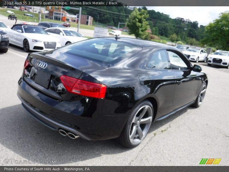 Mythos Black Metallic / Black 2017 Audi S5 3.0 TFSI quattro Coupe