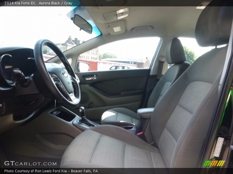Aurora Black / Gray 2014 Kia Forte EX