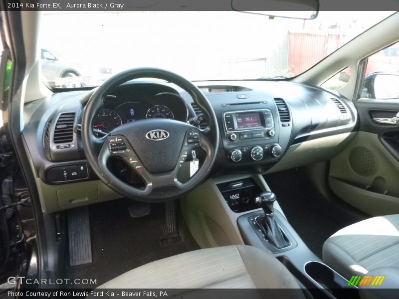 Aurora Black / Gray 2014 Kia Forte EX