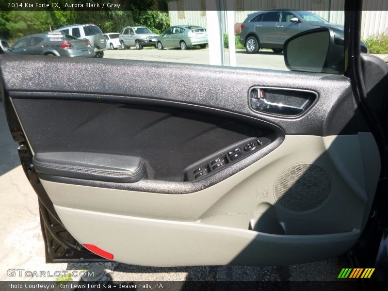 Aurora Black / Gray 2014 Kia Forte EX