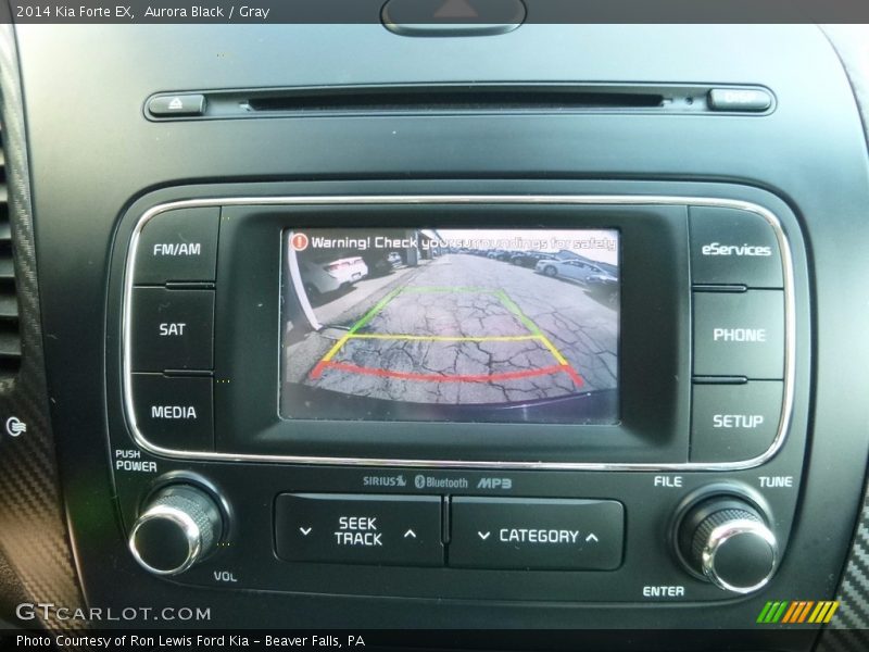 Aurora Black / Gray 2014 Kia Forte EX