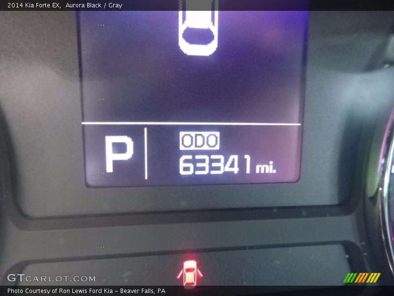 Aurora Black / Gray 2014 Kia Forte EX