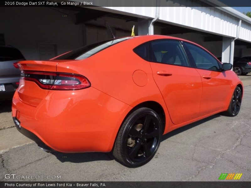 Go Mango / Black 2016 Dodge Dart SXT Rallye