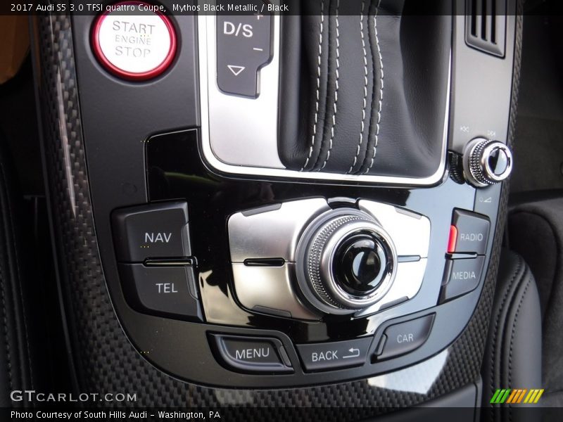 Controls of 2017 S5 3.0 TFSI quattro Coupe