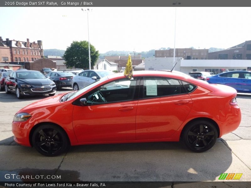 Go Mango / Black 2016 Dodge Dart SXT Rallye